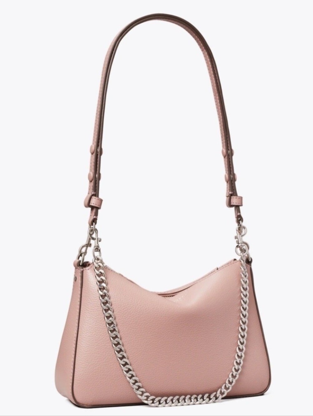 Tory Burch Small Perry Shoulder Bag in Light Mauve, Style: 177245 - Picture 3 of 11
